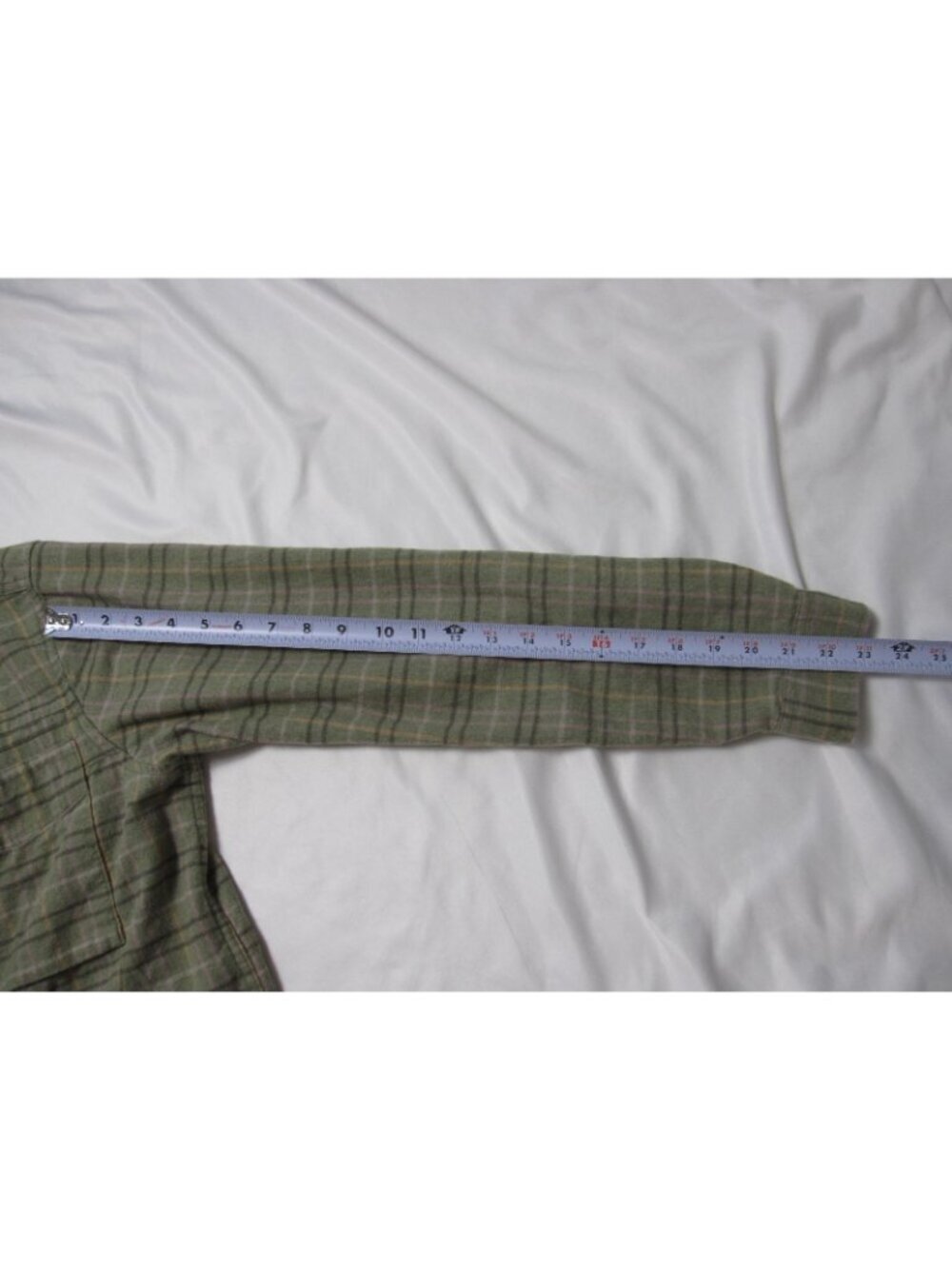 REI Co-op Men Sz L Flannel Shirt Plaid Button Cabincore Gorpcore Hiking (M188) - Picture 6 of 6